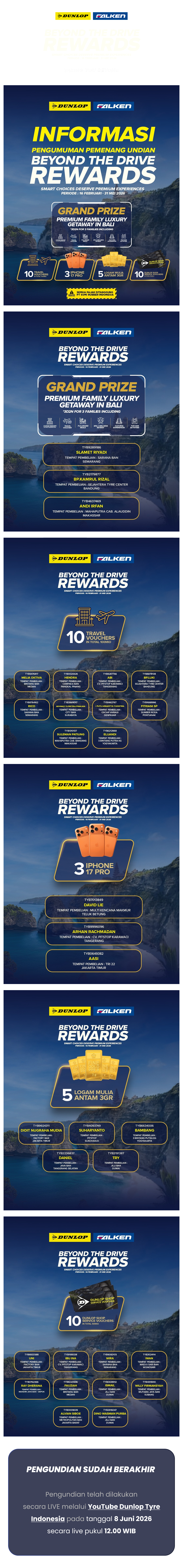 Dunlop Falken final content